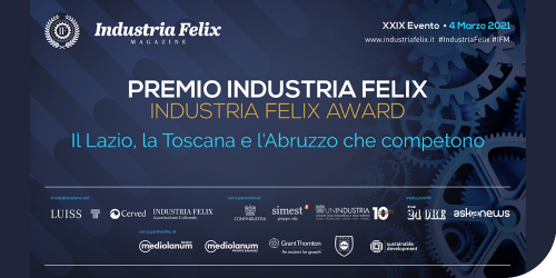 Premio industria felix Lazio, Toscana, Abruzzo