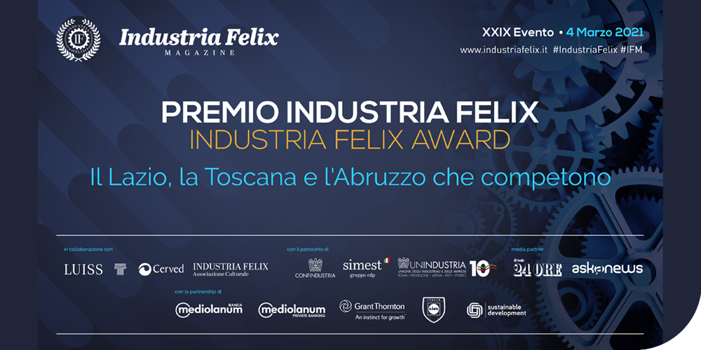 Premio industria felix Lazio, Toscana, Abruzzo