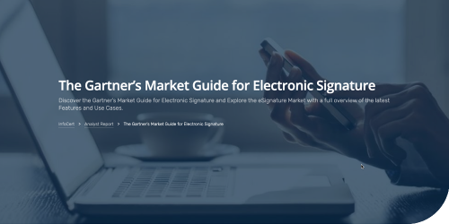 The Gartner's Market Guide for Electronic SIgnature